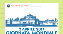 Desktop Screenshot of insiemeoltreilmuro.org