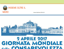 Tablet Screenshot of insiemeoltreilmuro.org